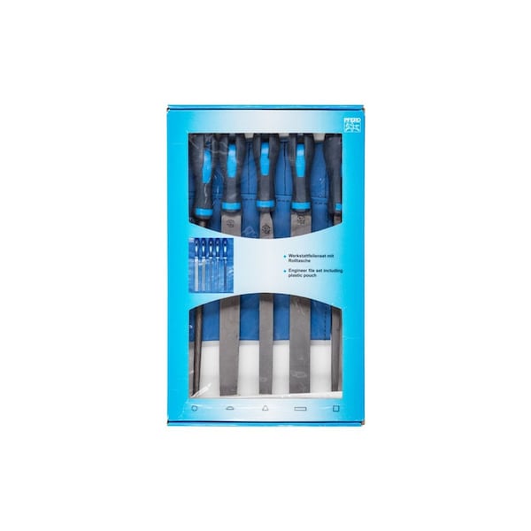 Pferd 16080 10in Machinist 5pc File Set w/ Pouch 16080-PFERD - main